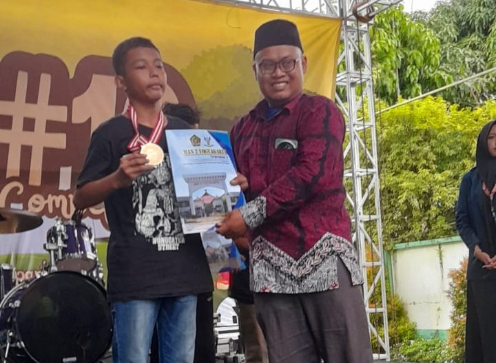 Siswa MTsN 9 Bantul Sabet Juara 1 Tenis Meja di MAN 2 Yogyakarta